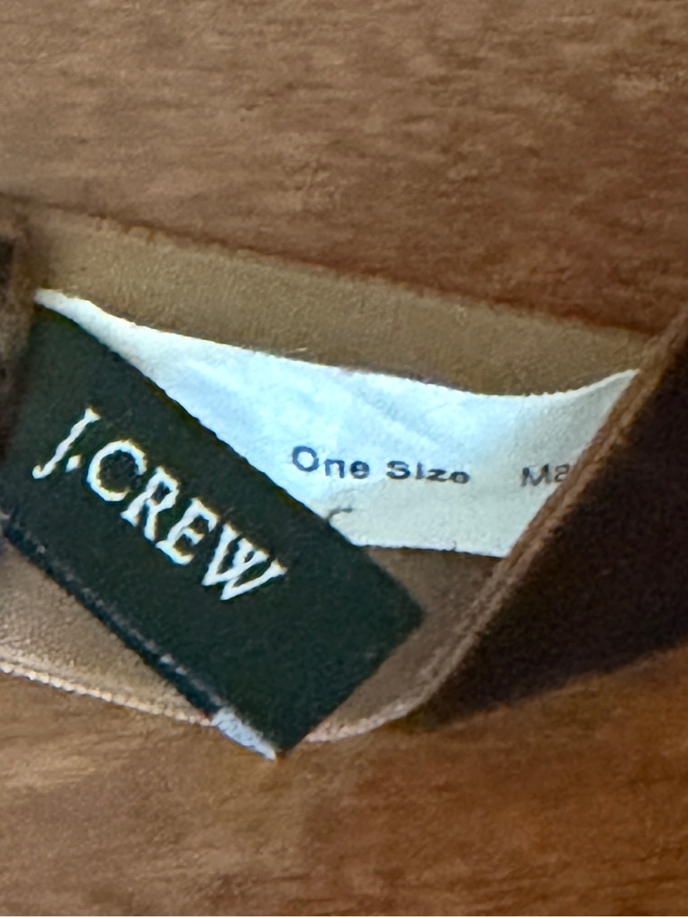 J. Crew Brown Velvet & Tortoise Chain Sash Belt - Picture 2 of 2